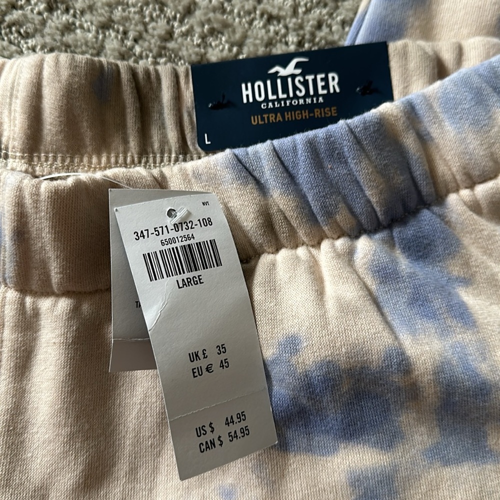 NWT hollister sweat pants - Picture 3 of 3